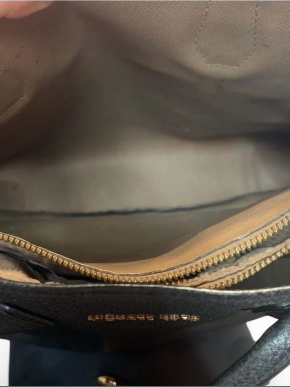 Michael Kors Mercer Medium Leather Tote Bag Black - READ DESCRIPTION